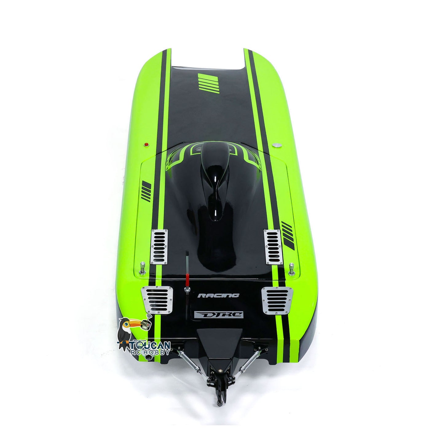 Kevlargrün G30E 30CC vorlackiertes Benzin-Rennboot ARTR RC-Bootsmodell mit Funksteuerungssystem Servo-Flammendurchschlagsystem CNC-Hardware