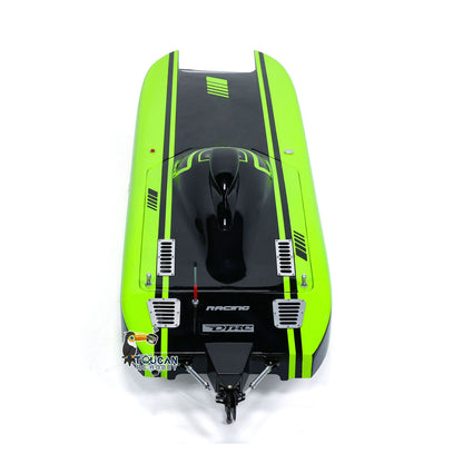 Kevlargrün G30E 30CC vorlackiertes Benzin-Rennboot ARTR RC-Bootsmodell mit Funksteuerungssystem Servo-Flammendurchschlagsystem CNC-Hardware