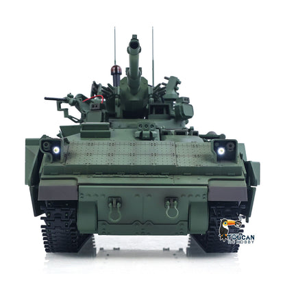 Tongde 1/16 Metal Remote Control Tank Model M2128 Bradley Infrared System 320 Degree Rotation Turret Light Sound System Battery Ready to Run