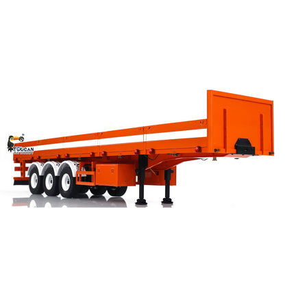 Toucanhobby 3 Axles 1/14 Metal RC Semi Trailer Engineering Vehicle Manual lifting legs for Remote Control Tractor Truck Model