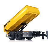 1/14 2 Axels Metal RC Hydraulic Dump Trailer Truck W/ Support Leg for LR914 PRO Remote Control Wheeled Excavator Digger Model