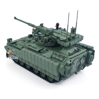 Tongde 1/16 Metal Remote Control Tank Model M2128 Bradley Infrared System 320 Degree Rotation Turret Light Sound System Battery Ready to Run