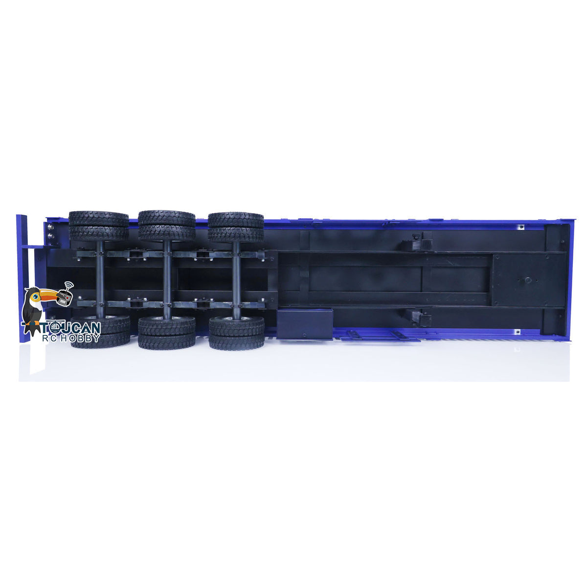 1/14 Metall montiert lackiert 3 Achsen RC Anhänger Tieflader Traktor ferngesteuert Muldenkipper LKW Hobby Modell Spielzeug Geschenk