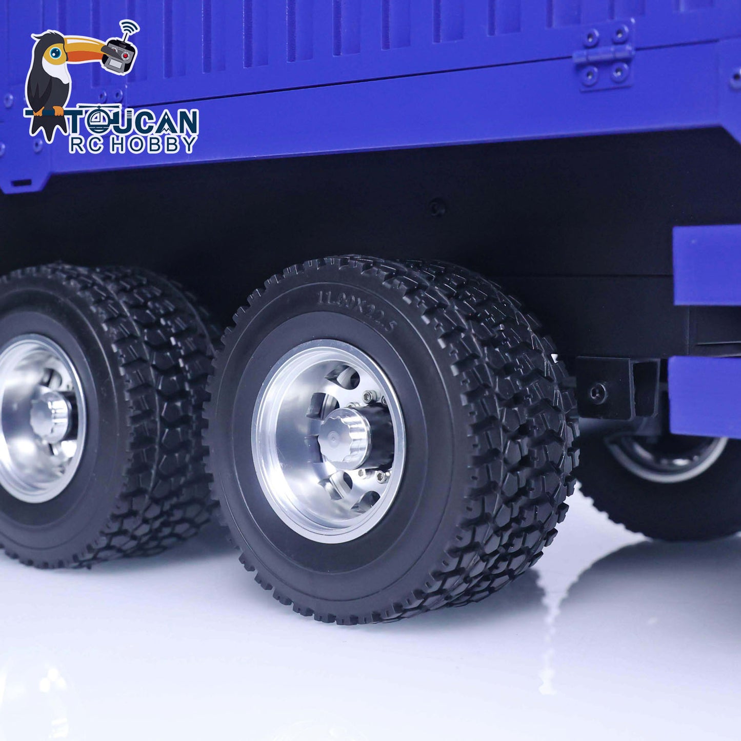 1/14 Metall montiert lackiert 3 Achsen RC Anhänger Tieflader Traktor ferngesteuert Muldenkipper LKW Hobby Modell Spielzeug Geschenk