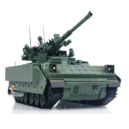 Tongde 1/16 Metal Remote Control Tank Model M2128 Bradley Infrared System 320 Degree Rotation Turret Light Sound System Battery Ready to Run