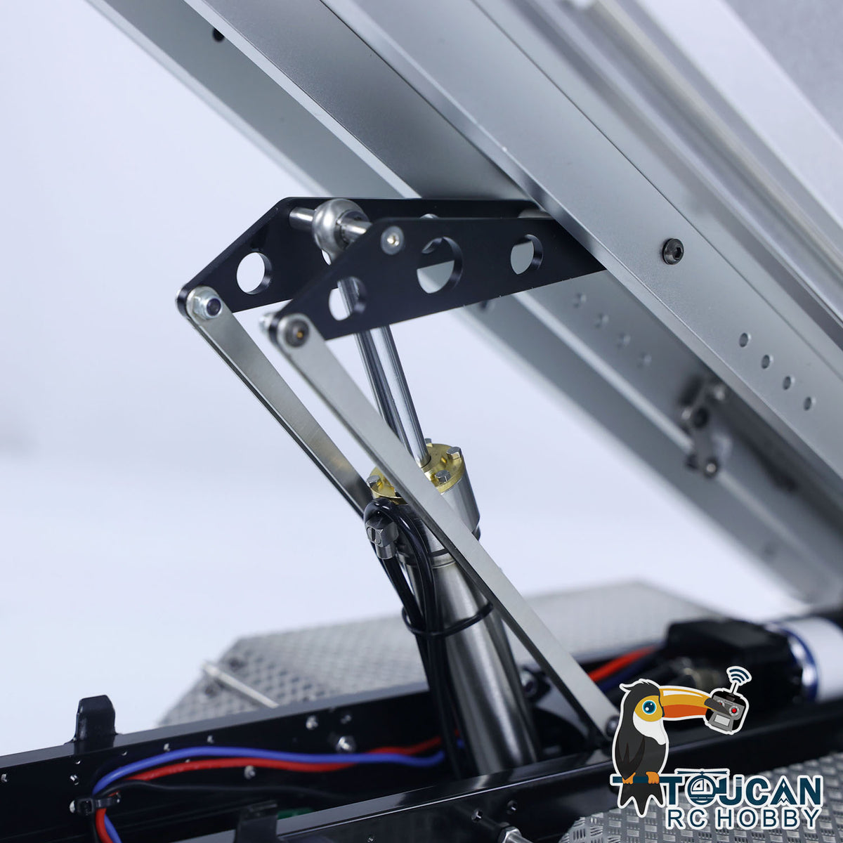 Double E 1/14 Hydraulischer RC-Muldenkipper 6x6 FMX Fernbedienungs-Muldenkipper Autos Hobby-Modell DIY RTR Spielzeug Geschenk für Erwachsene Kinder 