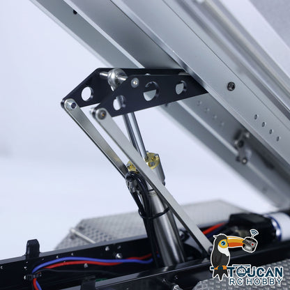 Double E 1/14 Hydraulischer RC-Muldenkipper 6x6 FMX Fernbedienungs-Muldenkipper Autos Hobby-Modell DIY RTR Spielzeug Geschenk für Erwachsene Kinder 