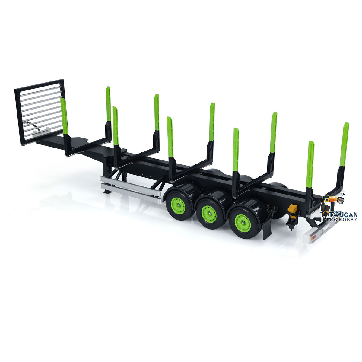 Toucan 1/14 Fertiger Anhänger für Holztransporter, Maßstab 1/14, RC-Traktormodell von Tamiya