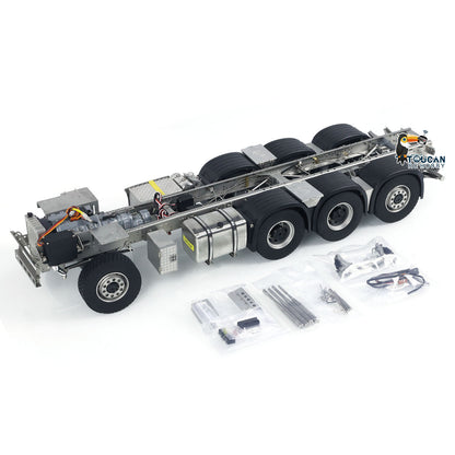 TOUCAN RC HOBBY 1/14 Metal 8x8 Chassis for 770 JX Model F1650 RC Crane Trucks Electric Remote Controlled Cars 3-Speed Transmission Servo Motor