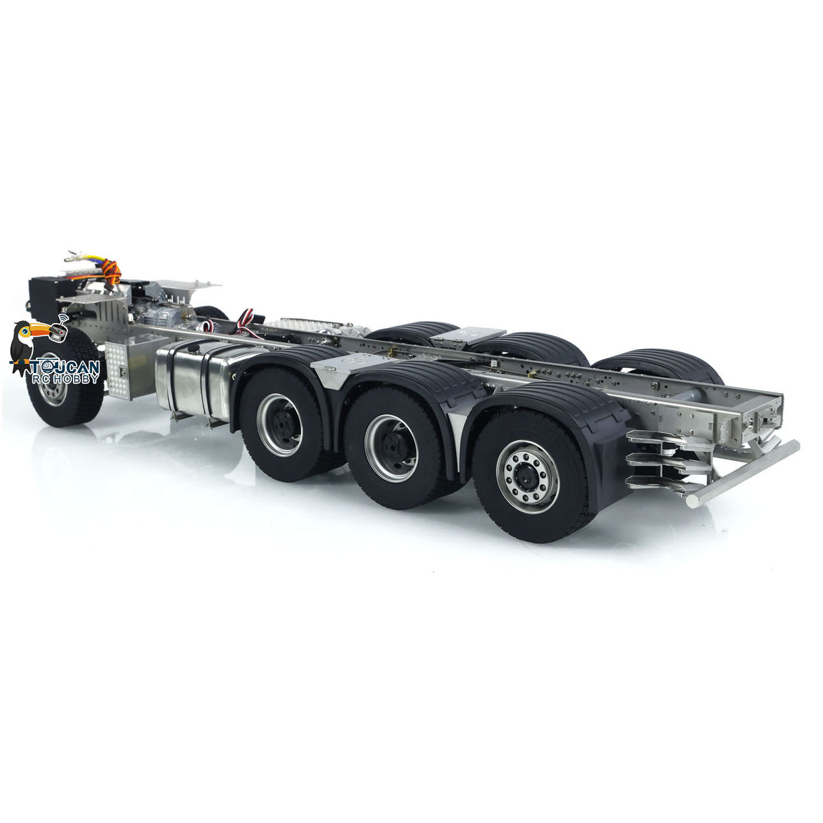 TOUCAN RC HOBBY 1/14 Metal 8x8 Chassis for 770 JX Model F1650 RC Crane Trucks Electric Remote Controlled Cars 3-Speed Transmission Servo Motor