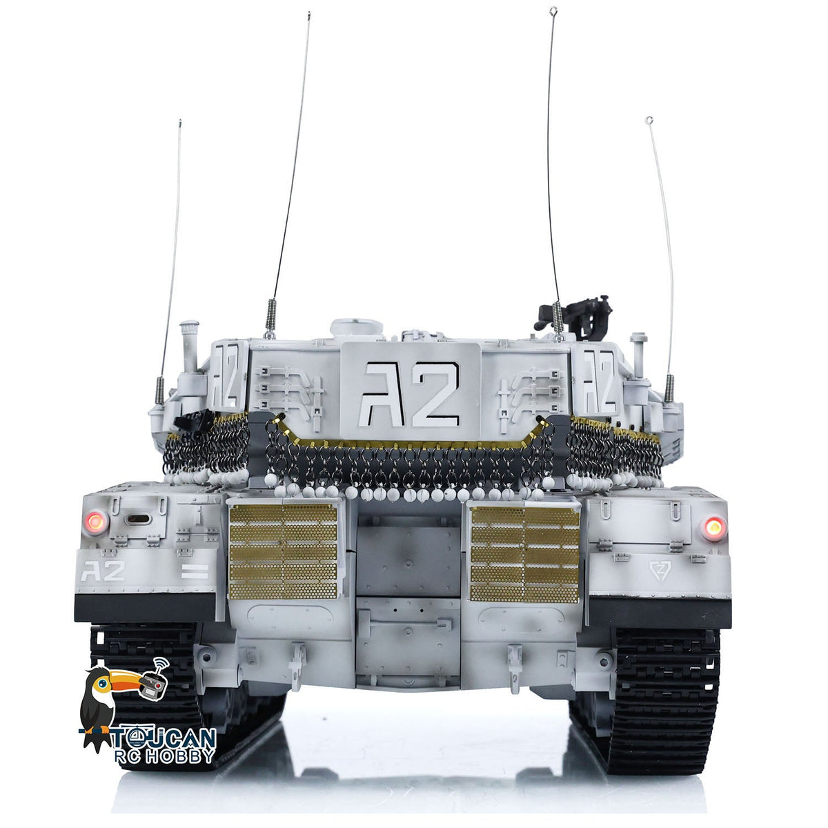 Henglong 1/16 TK7.0 Plastic IDF Merkava MK IV RTR RC Tank 3958 with Barrel Recoil BB Infrared Combat Smoke Metal Suspension Arm