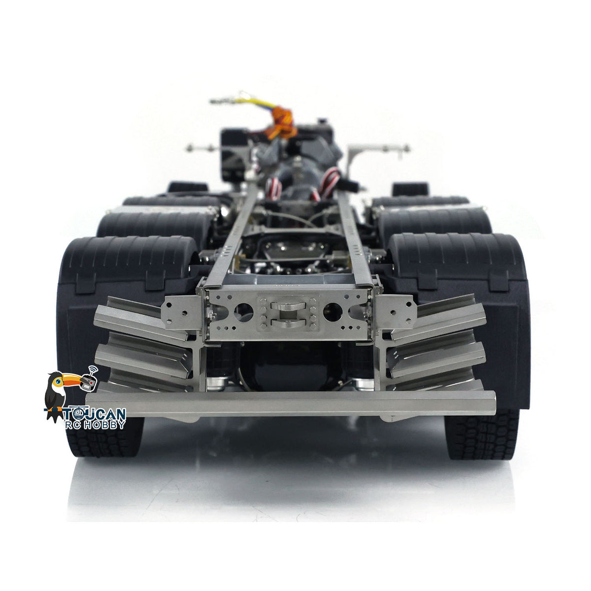 TOUCAN RC HOBBY 1/14 Metal 8x8 Chassis for 770 JX Model F1650 RC Crane Trucks Electric Remote Controlled Cars 3-Speed Transmission Servo Motor