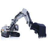 1/14 946-3 10CH Tracked RC Hydraulic Excavator Model Metal Grab Bucket Ripper Remote Control Construction Vehicle Valve Pump