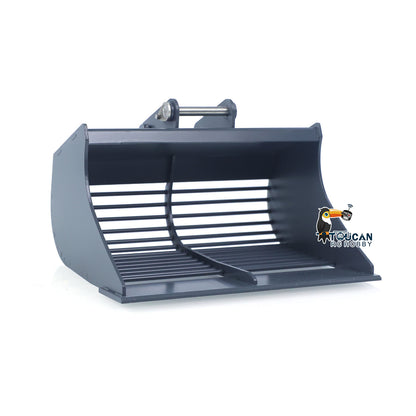 CUT 1/14 LED Lamp/GPS/Cabin Rear Roof Guard/Rubber Pad/Beam/Bucket/Ripper for 914 3-Arms Metal RC Hydraulic Excavator Model