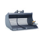 CUT 1/14 LED Lamp/GPS/Cabin Rear Roof Guard/Rubber Pad/Beam/Bucket/Ripper for 914 3-Arms Metal RC Hydraulic Excavator Model