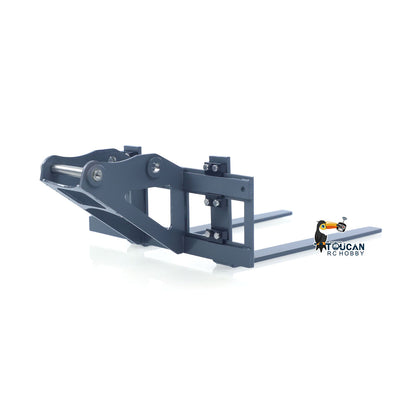 CUT 1/14 LED Lamp/GPS/Cabin Rear Roof Guard/Rubber Pad/Beam/Bucket/Ripper for 914 3-Arms Metal RC Hydraulic Excavator Model