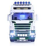 1:14 TOUCAN Painted RTR RC Tractor Truck 6x6 Metal Chassis for Tamiya Upgraded Remote Control Car Model Lights