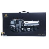 HUINA 1/14 Remote Control Dump Truck 12CH RC Tipper Finished Model Toy Gift RTR Light Sound Effects Radio USB Charging Cable