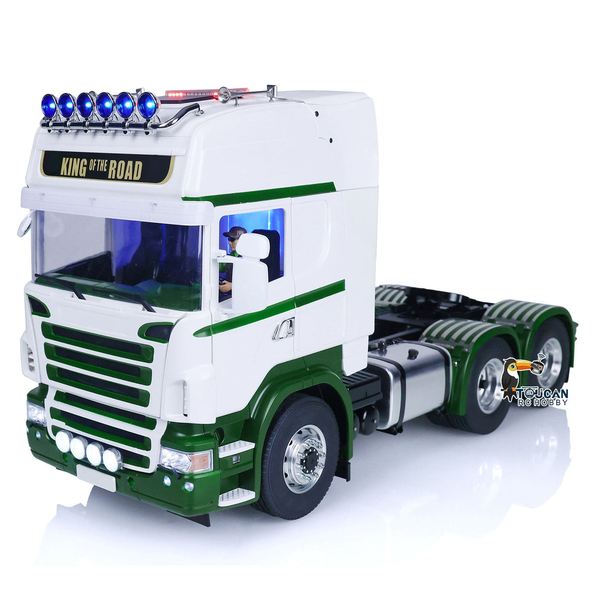 TOUCAN RC HOBBY  1:14 DIY RC Tractor Truck for 6x6 Remote Control Cars Model