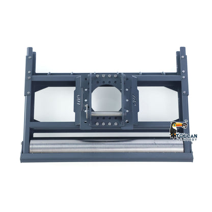 CUT 1/14 LED Lamp/GPS/Cabin Rear Roof Guard/Rubber Pad/Beam/Bucket/Ripper for 914 3-Arms Metal RC Hydraulic Excavator Model