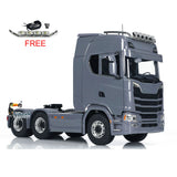 1/14 Scale 6x6 Remote Control Tractor Car 2-speed Transmission RC Truck Metal Chassis