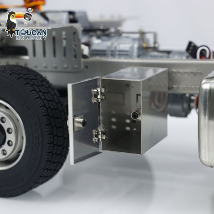 TOUCAN RC HOBBY 1/14 Metal 8x8 Chassis for 770 JX Model F1650 RC Crane Trucks Electric Remote Controlled Cars 3-Speed Transmission Servo Motor