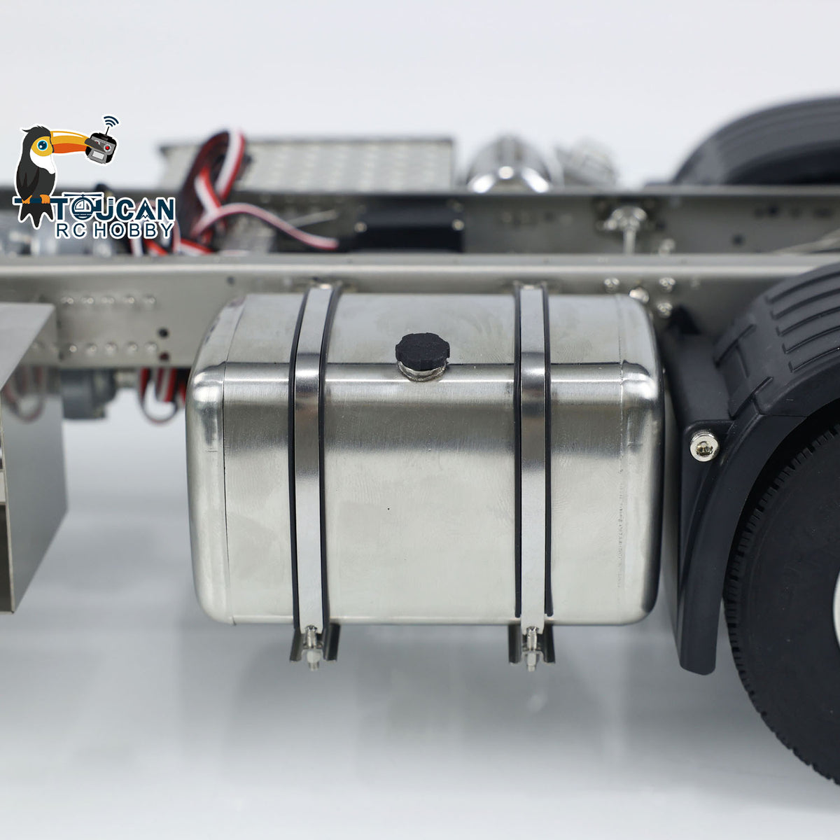 TOUCAN RC HOBBY 1/14 Metal 8x8 Chassis for 770 JX Model F1650 RC Crane Trucks Electric Remote Controlled Cars 3-Speed Transmission Servo Motor