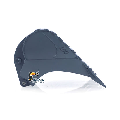 CUT 1/14 LED Lamp/GPS/Cabin Rear Roof Guard/Rubber Pad/Beam/Bucket/Ripper for 914 3-Arms Metal RC Hydraulic Excavator Model
