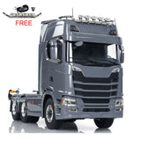 1/14 Scale 6x6 Remote Control Tractor Car 2-speed Transmission RC Truck Metal Chassis