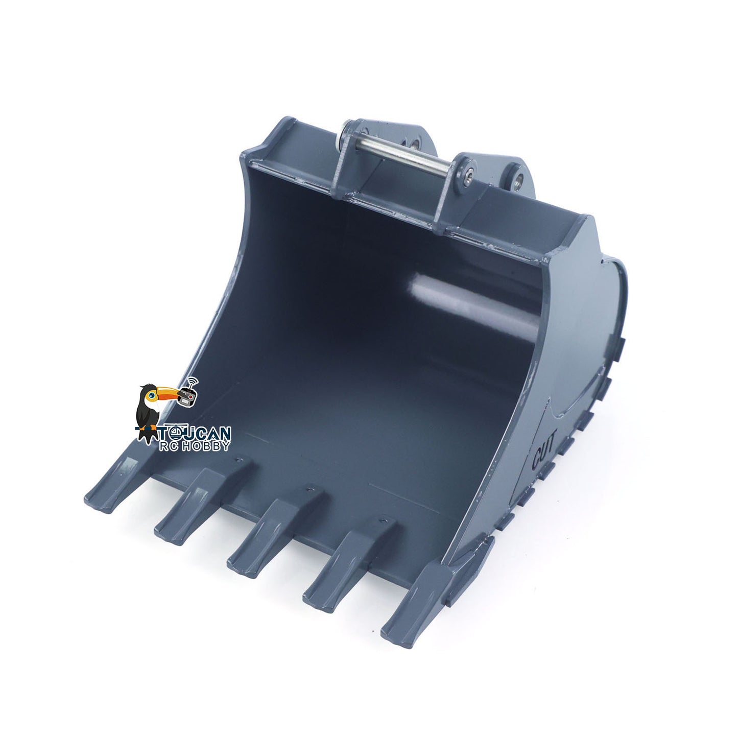 CUT 1/14 LED Lamp/GPS/Cabin Rear Roof Guard/Rubber Pad/Beam/Bucket/Ripper for 914 3-Arms Metal RC Hydraulic Excavator Model
