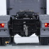 1/14 6x6 RC Tractor Truck Remote Control Car Construction Truck Metal Chassis 2-Speed Transmission CNC Differential Lock Axles