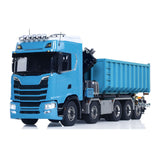 Toucanhobby 770S 1/14 5 Axles Metal RC Hydraulic Roll 0n Off Dumper Rear Axle Lifting 9-Way Reversing Valve for Model Enthusiasts