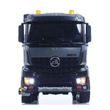 Fast  Free Shipping HUINA 1/14 Remote Control Dump Truck 12CH RC Tipper Finished Model Toy Gift RTR Light Sound Effects Radio USB Charging Cable