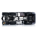 1/14 Scale 6x6 Remote Control Tractor Car 2-speed Transmission RC Truck Metal Chassis