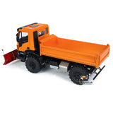 1/14 RC Hydraulischer Muldenkipper 4x4 Metall Fernbedienung Kipper Auto Schneeschaufel mit Hydrauliksystem Sound &amp; Light System Lackiert