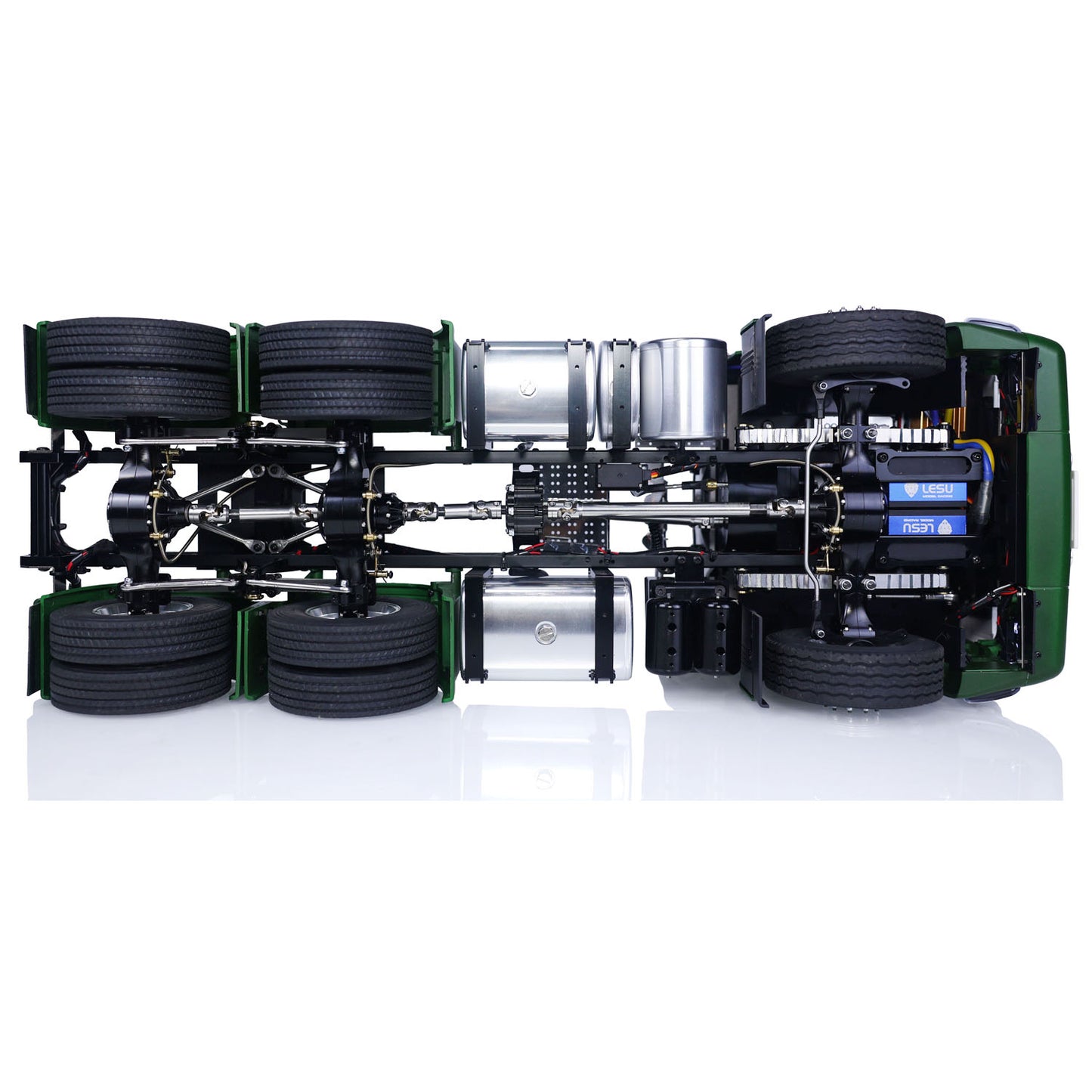 1:14 TOUCAN Lackierter RTR RC Sattelzugmaschine 6x6 Metallchassis für Tamiya Verbesserte Fernbedienung Automodellbeleuchtung