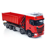 770S 1:14 5 Achsen Metall RC Hydraulische Muldenkipper Licht Sound Fernbedienung Kran Volle Dumper