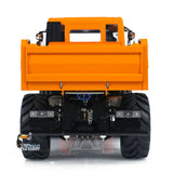 1/14 RC Hydraulischer Muldenkipper 4x4 Metall Fernbedienung Kipper Auto Schneeschaufel mit Hydrauliksystem Sound &amp; Light System Lackiert
