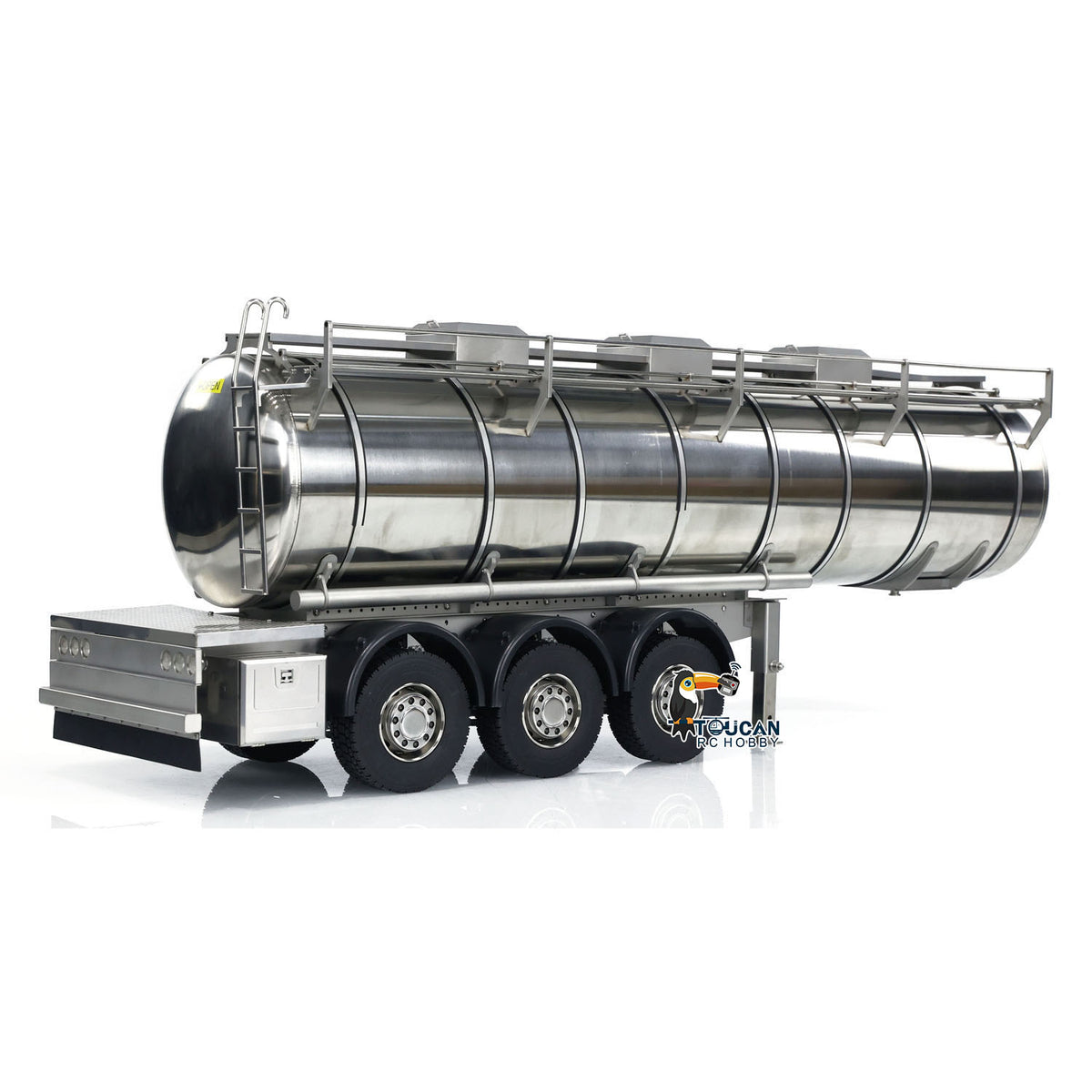 1/14 Metall 6 * 6 Auflieger Kraftstofftank für RC Traktor LKW Transport Anhänger Funksteuerung Modell