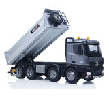 HUINA 1/14 Remote Control Dump Truck 12CH RC Tipper Finished Model Toy Gift RTR Light Sound Effects Radio USB Charging Cable