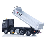 Fast  Free Shipping HUINA 1/14 Remote Control Dump Truck 12CH RC Tipper Finished Model Toy Gift RTR Light Sound Effects Radio USB Charging Cable