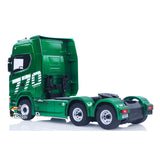 Fast Free Shipping HUINA 1/18 Remote Control Tractor Truck SC 770S 1501 6X4 Plastic RC Lorry Car Lights Sound System Assembled Finished Model