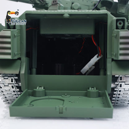 TD 1/16 Remote Control Military Tank M2128 Bradley Metal Tracks Wheels Infrared Combating System Barrel Recoil Elevation Smoke Unit