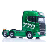Fast Free Shipping HUINA 1/18 Remote Control Tractor Truck SC 770S 1501 6X4 Plastic RC Lorry Car Lights Sound System Assembled Finished Model