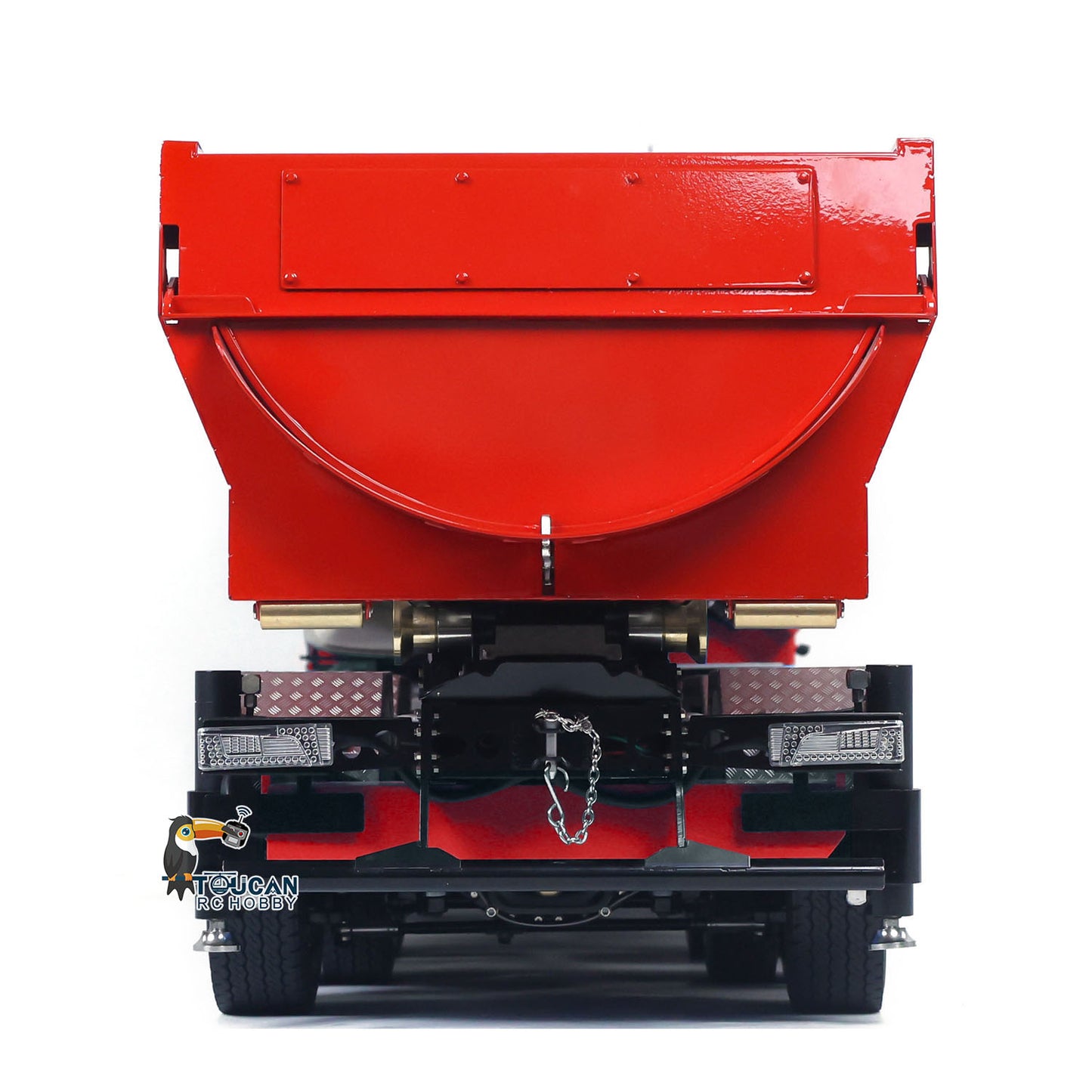 1/14 Fernbedienung Hydraulische Kran Dumper 10*10 RC Roll On Off Kipper 770S Hinterachse Lenkung Differential Schlösser Metall Ventile