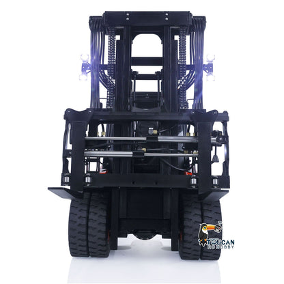 TOUCAN RC HOBBY LESU 1/14 RC Hydraulic Painted Assembled RC forklift Metal Aoue-LD160S Remote Control Wheeled Car Sound Light System Model