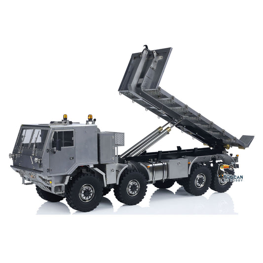 TOUCAN RC HOBBY Metal 1/14 RC Hydraulic Off Road Military Truck T815 Remote Control 3Speed 8*8 Roll on off Dumper Model Paladin PL18 Radio