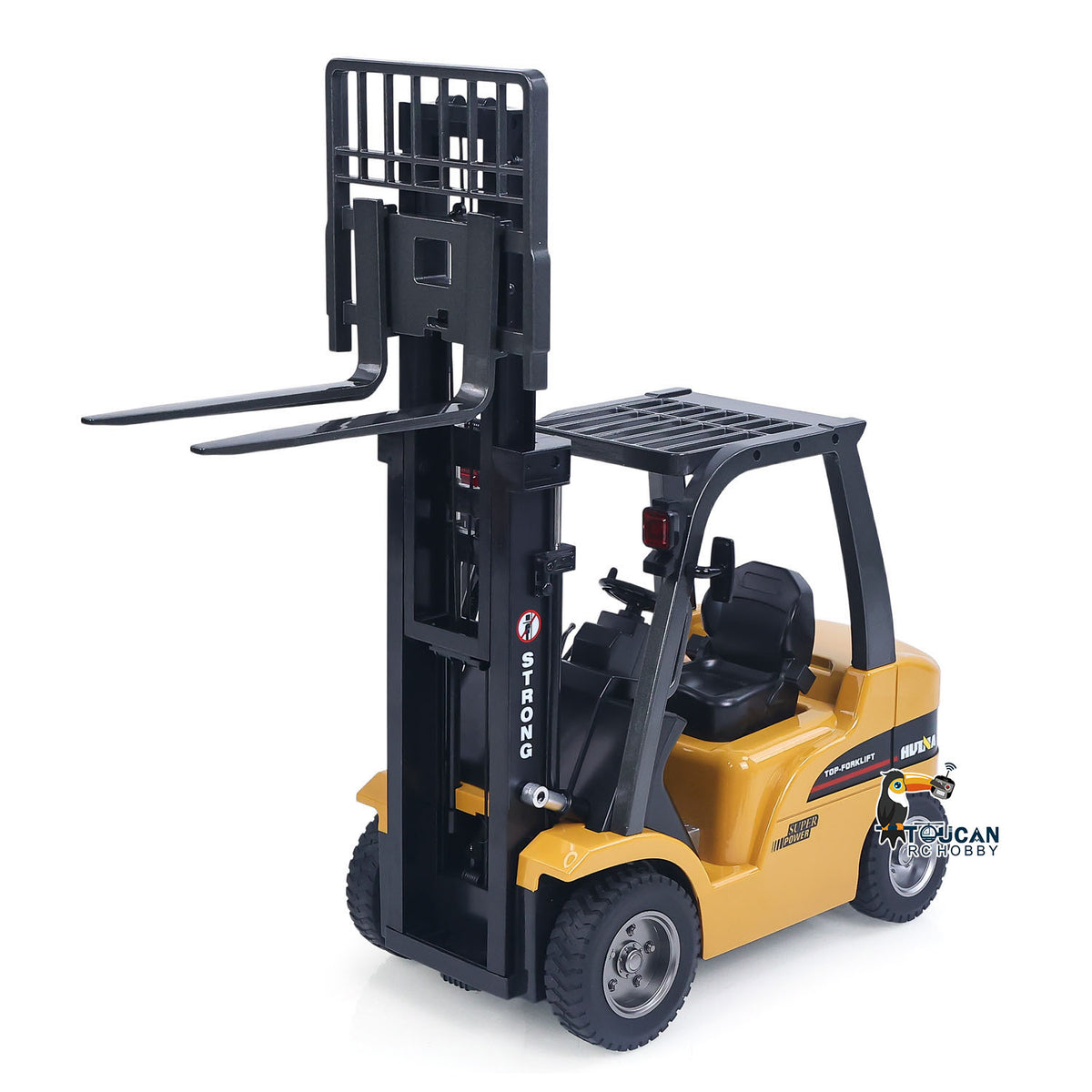 HIUNA 577 1/14 Electric Lifting Remote Control Forklift Model RC Construction Vehicle Battery Light Sound Effect Battery