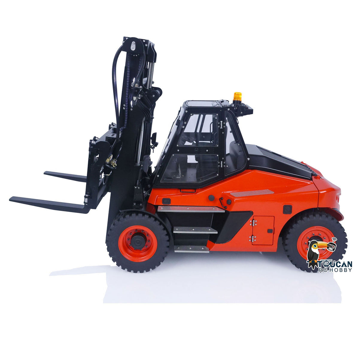 TOUCAN RC HOBBY LESU 1/14 RC Hydraulic Painted Assembled RC forklift Metal Aoue-LD160S Remote Control Wheeled Car Sound Light System Model