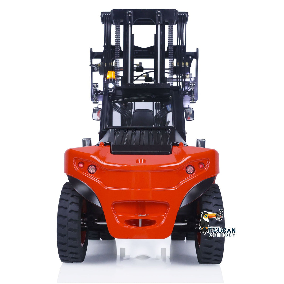 TOUCAN RC HOBBY LESU 1/14 RC Hydraulic Painted Assembled RC forklift Metal Aoue-LD160S Remote Control Wheeled Car Sound Light System Model